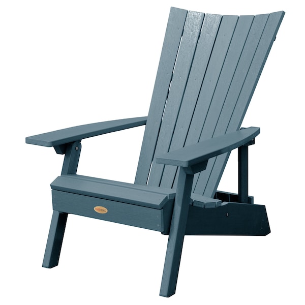 Highwood Usa Manhattan Adirondack Chair Outdoor Furniture for Patio, Backyard, Garden AD-ADRID29A-NBE - main